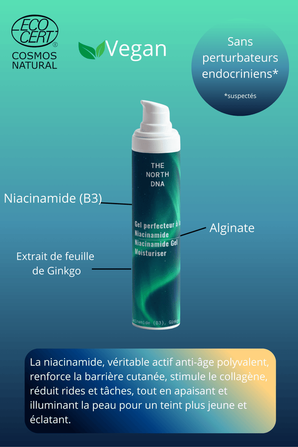 Gel Hydratant à la Niacinamide – Anti-tâches, Teint Uniforme & Éclat