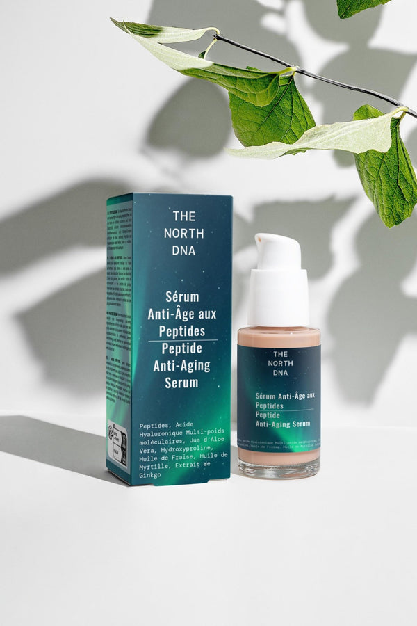 The North DNA – Sérum anti-âge aux peptides, acide hyaluronique multi-poids moléculaires, hydratation, fermeté et réduction des rides
